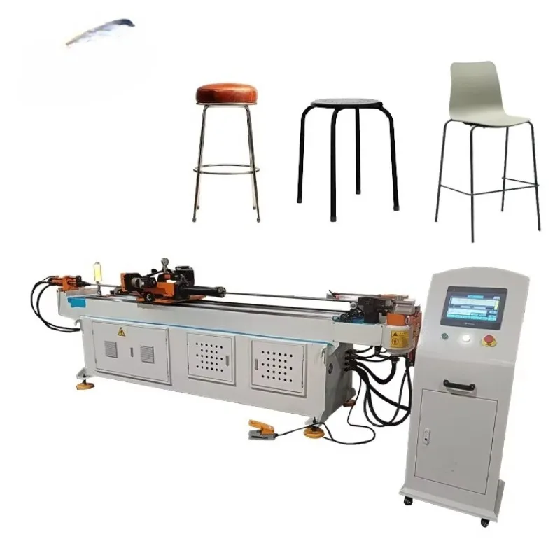 Fully Automatic Pipe Bending Machine Efficiently and Precisely Bends Pipes of Various Diameters and Angles for Metal