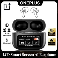 Oneplus AI Earphone Wireless Bluetooth Headphone AI Translator Earphones Languages With Touch Screen Noise Reduction APP Control
