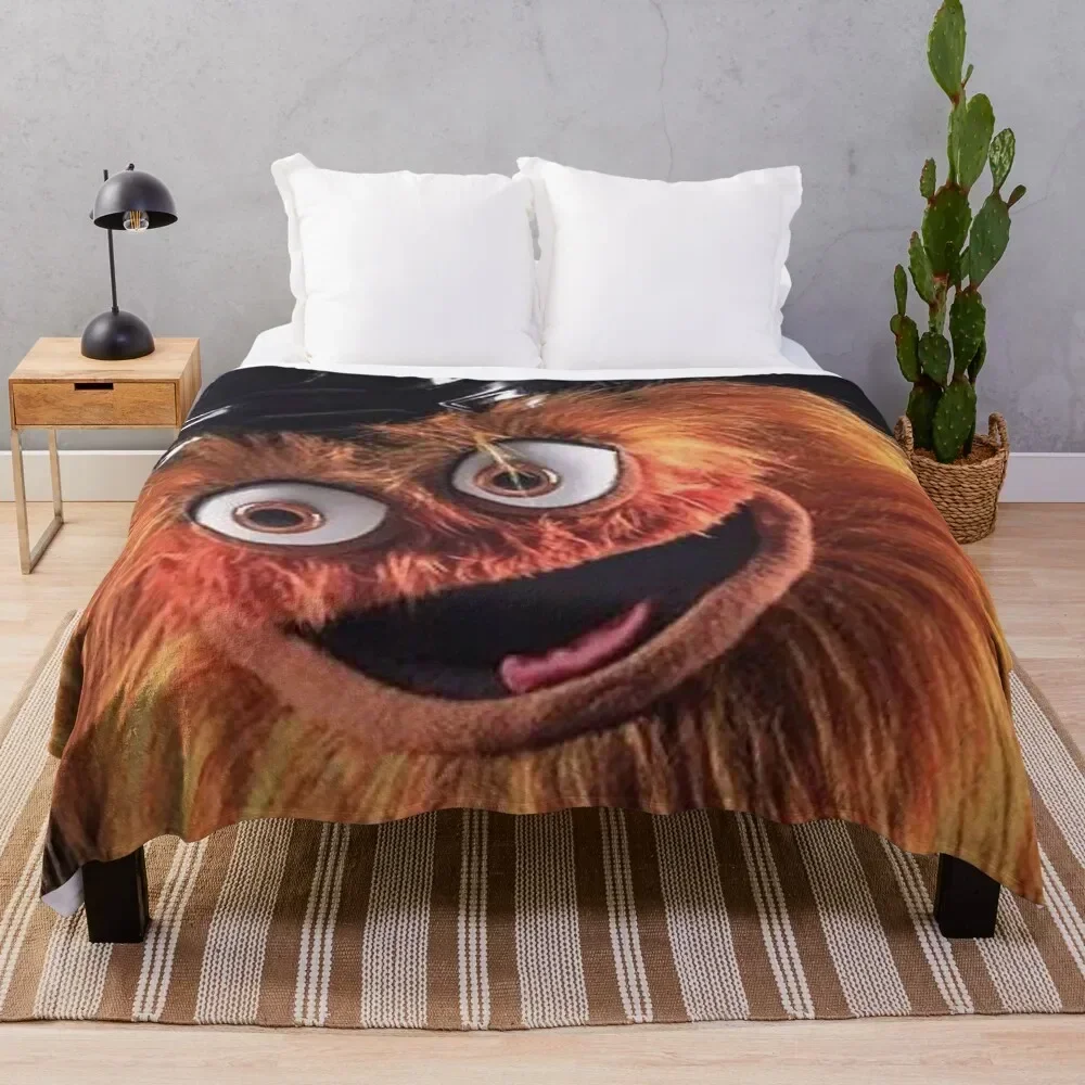 

Flyers New Mascot Gritty Throw Blanket Cozy Throw Blanket Birthday Gift for Him Her