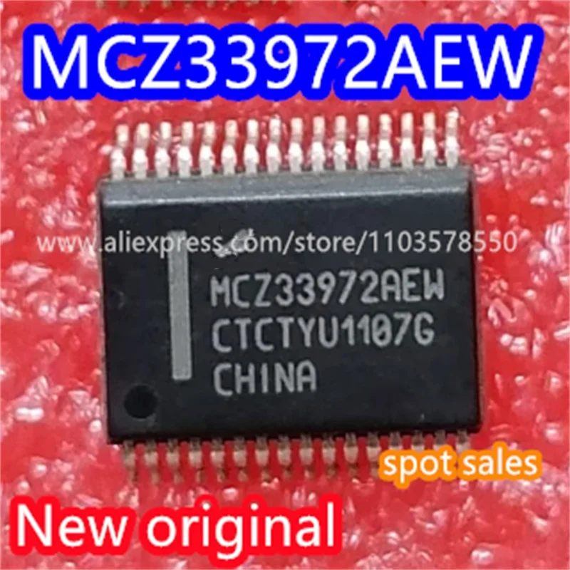 (5PCS)  New original MCZ33972AEW MCZ33972 package SSOP32 MC233972