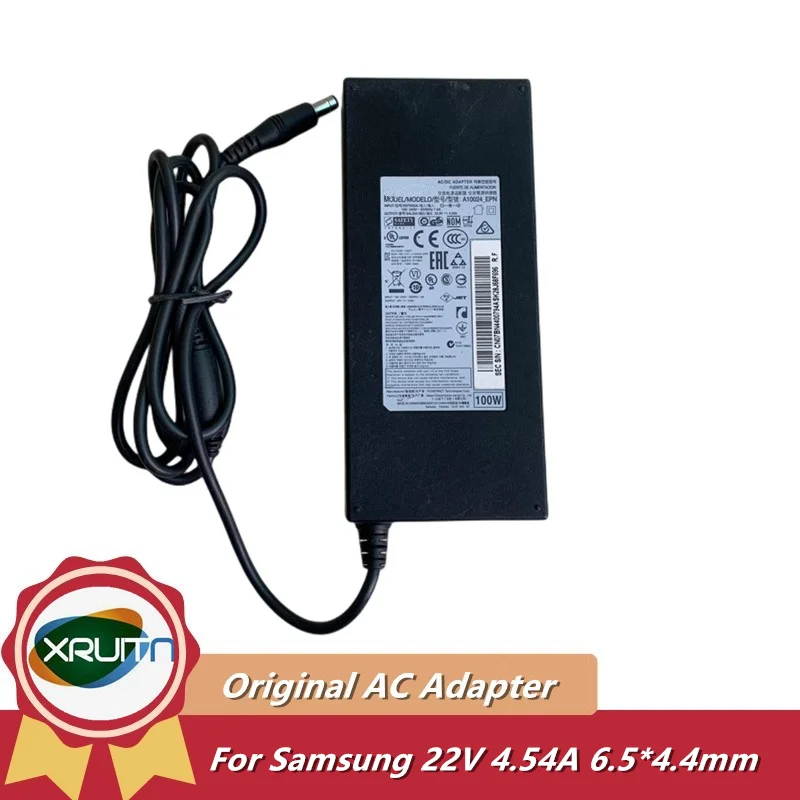 

Genuine A10024_EPN A10024_APN 22V 4.54A 100W AC Adapter Charger For SAMSUNG SE790C LS34E790 Monitor Power Supply BN44-00794A