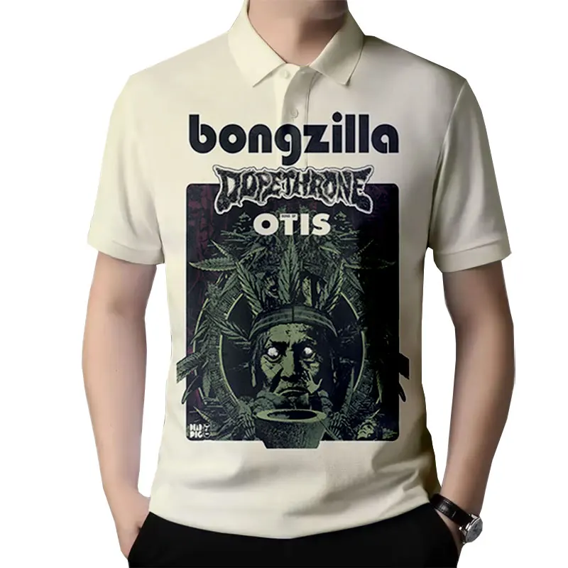 

Модные повседневные рубашки Bongzilla Band с 3D принтом, мужские/женские свободные дышащие теннисные рубашки с короткими рукавами