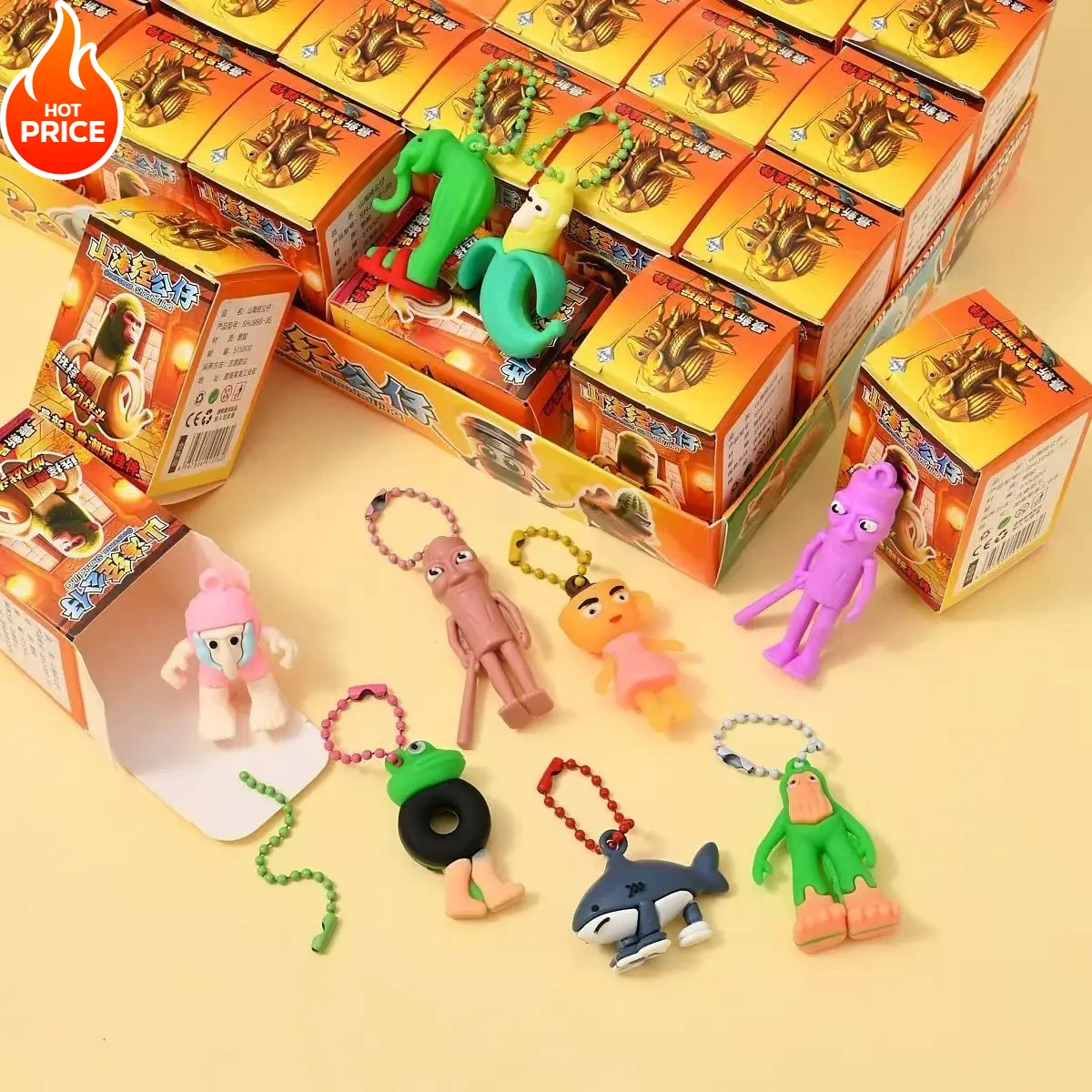 

Shan Hai Jing Doll Box 24PCSPVC model Blind Box New Product, American-style disassemblable fun toy gift