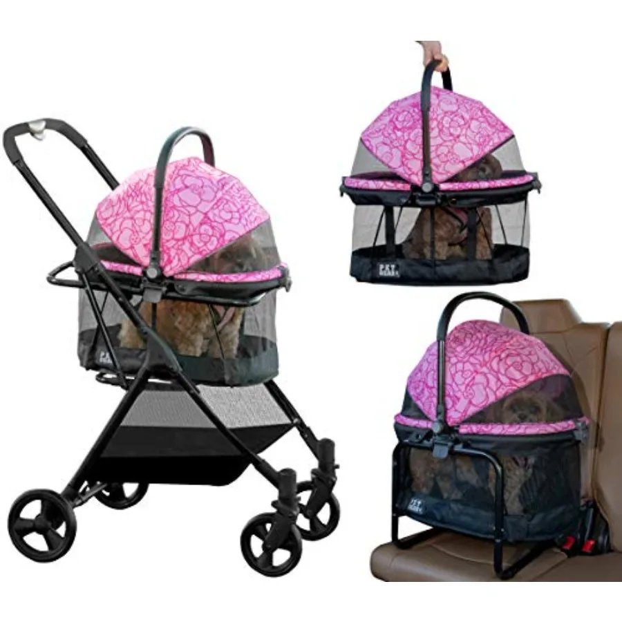 Pet Gear A Vermont Family Owned Company Since 1936 3-in-1 Travel System View 360 Stroller Converts to Carrier and Booster Seat
