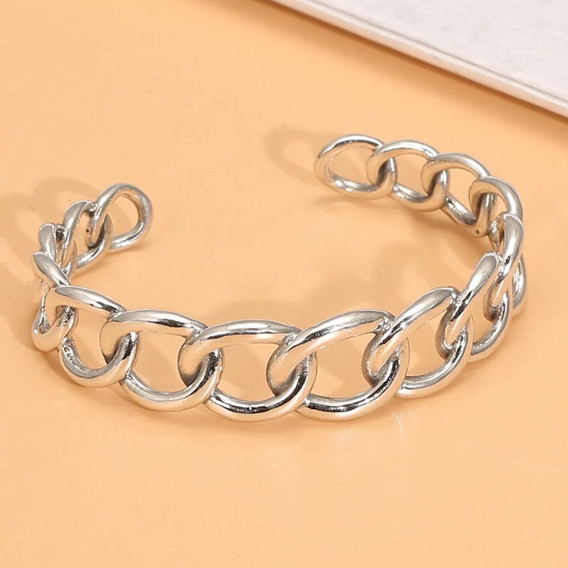 

sterling silver bracelet female online influencer buckle bracelet all-match elegant silver accessories niche silver bracelet