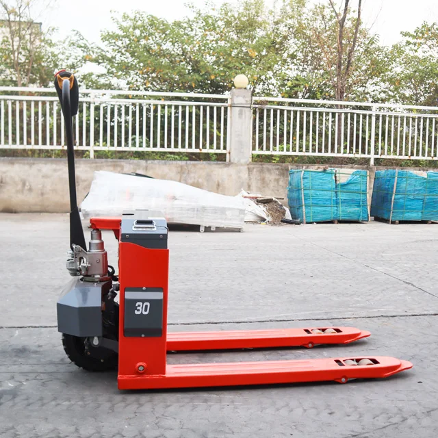 Hot Sell All-electric Off-road Pallet Truck Factory Supply 3t Electric Forklift Hydraulic Pallet Jack Warehouse Hand Forklift