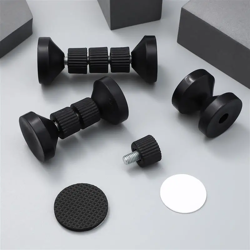 4 Pcs Furniture Fall Preventer Bed Frame Support Headboard Stabilizer Adjustable Sofa Stoppers Plastic Wall for Spacer NEW