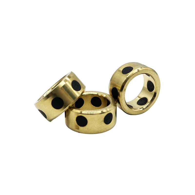 1Pc 162210 1610 16x22x10 mm Linear Graphite Lubricating Brass Bearing Bushing Sleeve Oilless Self-lubricating