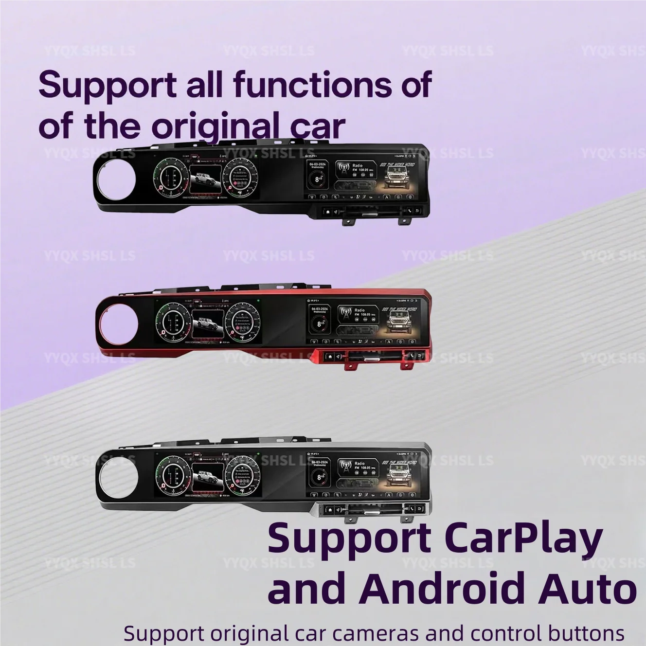 Android 13 Auto Car Radio Navi For Jeep Wrangler JL 2018-2023 Gladiator Dual Screen Digital Cluster Dashboard CarPlay Head Unit - Image 4