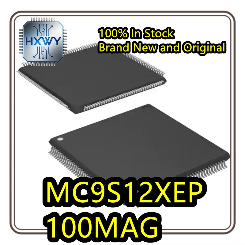 (1/5 piece) MC9S12XEP100MAG 5M48H QFP-144 PC board chip, 100% new, original, in stock, electronic device IC.