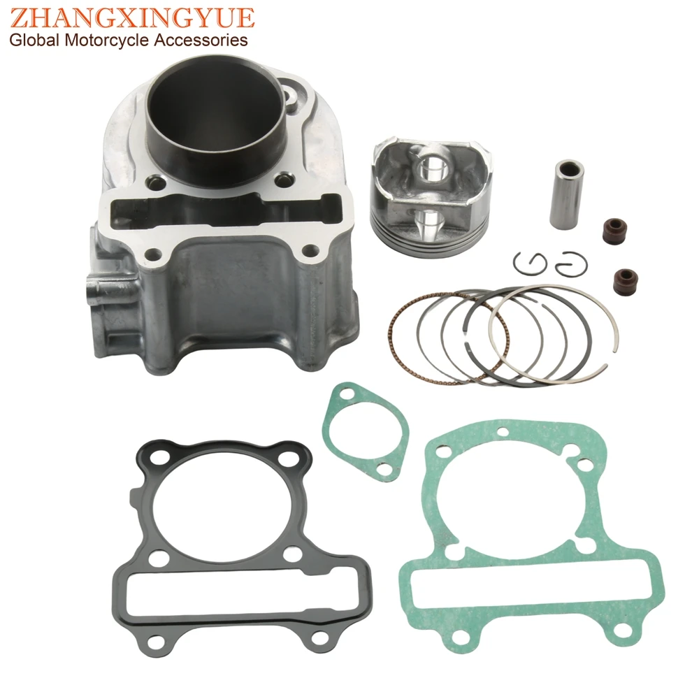 53.5mm Big Bore Racing Cylinder Kit For Honda Beat Fi V1 V2 Vario Vision SCR Zoomer X Scoopy-i Moove 110cc 4T 12100-K44-V00 K25