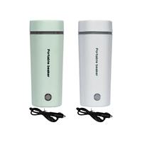 Car Heating Cup Car Electric Kettle Leakproof Portable 400ml Car Heated Mug Water Warmer Bottle for Hot Tea Coffee Milk