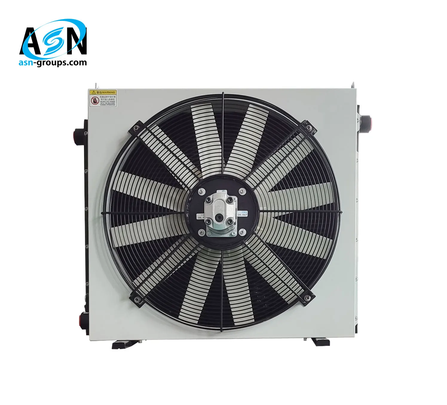 Aluminum Alloy Plate Fin Heat Exchanger with Driving Motor 3000BTU 6000BTU Stable Heat Transfer for Industrial Cooling Equipment