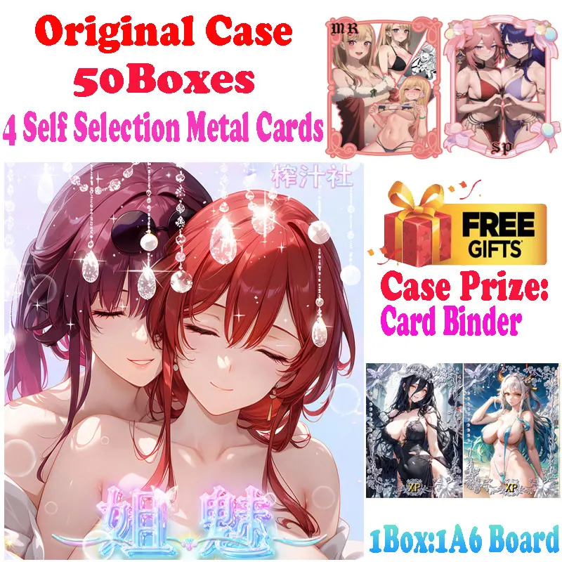 

2025 Lastest A6 Size Sister Charm Goddess Story Collection Card Waifu Booster Box Trading CCG TCG Doujin Toys And Hobbies Gift