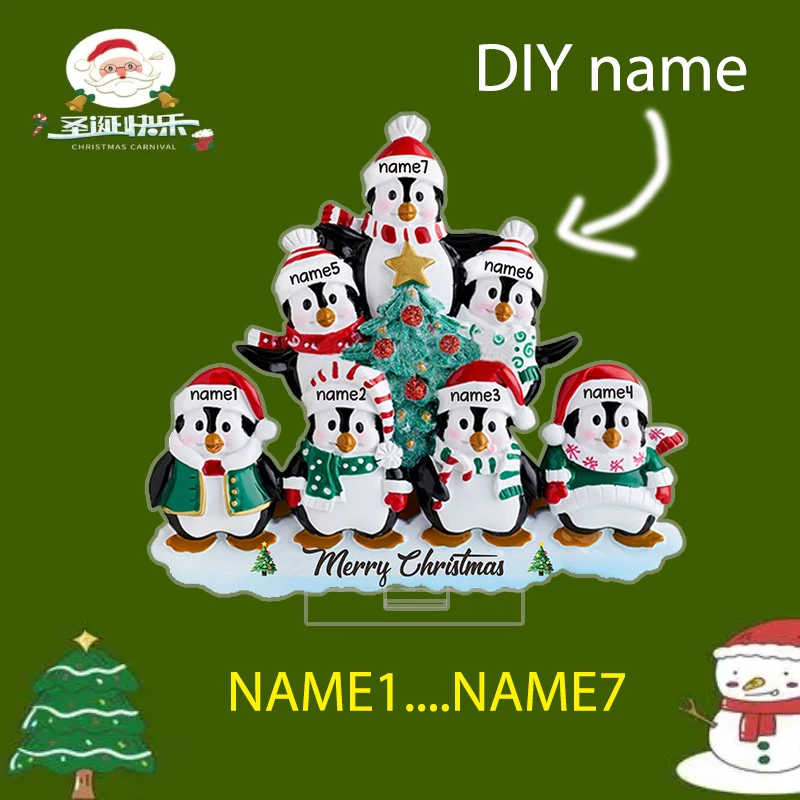 Halloween Christmas Event Gift Desktop Display, Friends, Brothers, Girlfriends, Family Name Customization Desktop Decoration