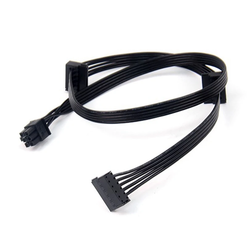 GPU PCI Express 6Pin Male 1 To 3 SATA SSD Power Supply Cable For CORSAIR CX850M CX750M CX600M CX500M CX430M Modular