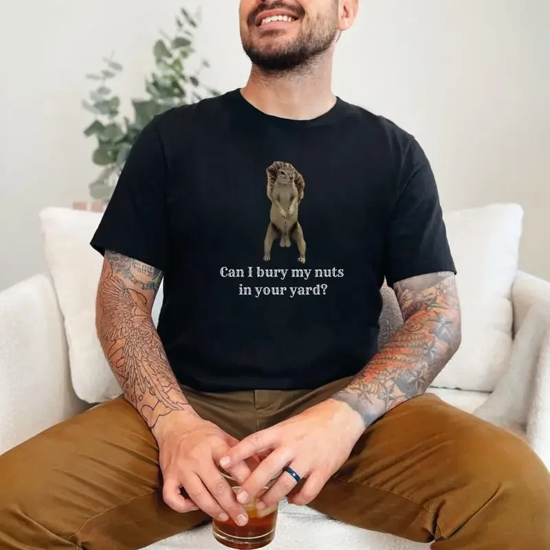 Funny Squirrel Lover T Shirt S For Her Animal Brother Dad