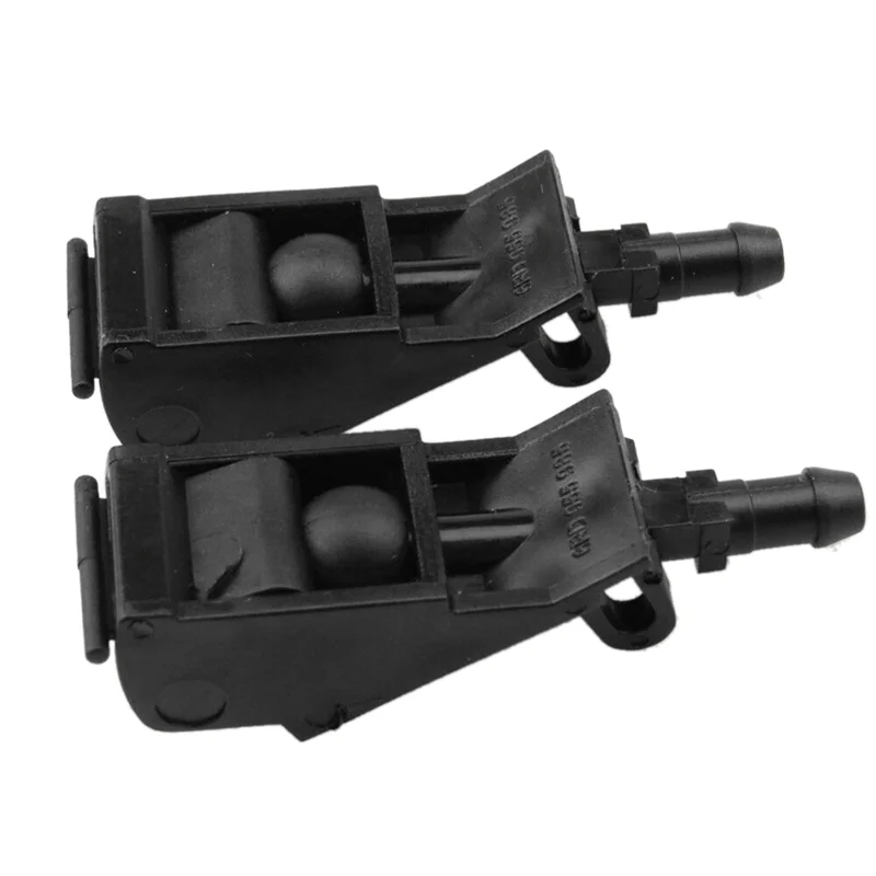 2 قطعة الزجاج الأمامي غسالة فوهة رذاذ طائرة 6E0955985 ل-جولف MK4 B5 لا ساخنة