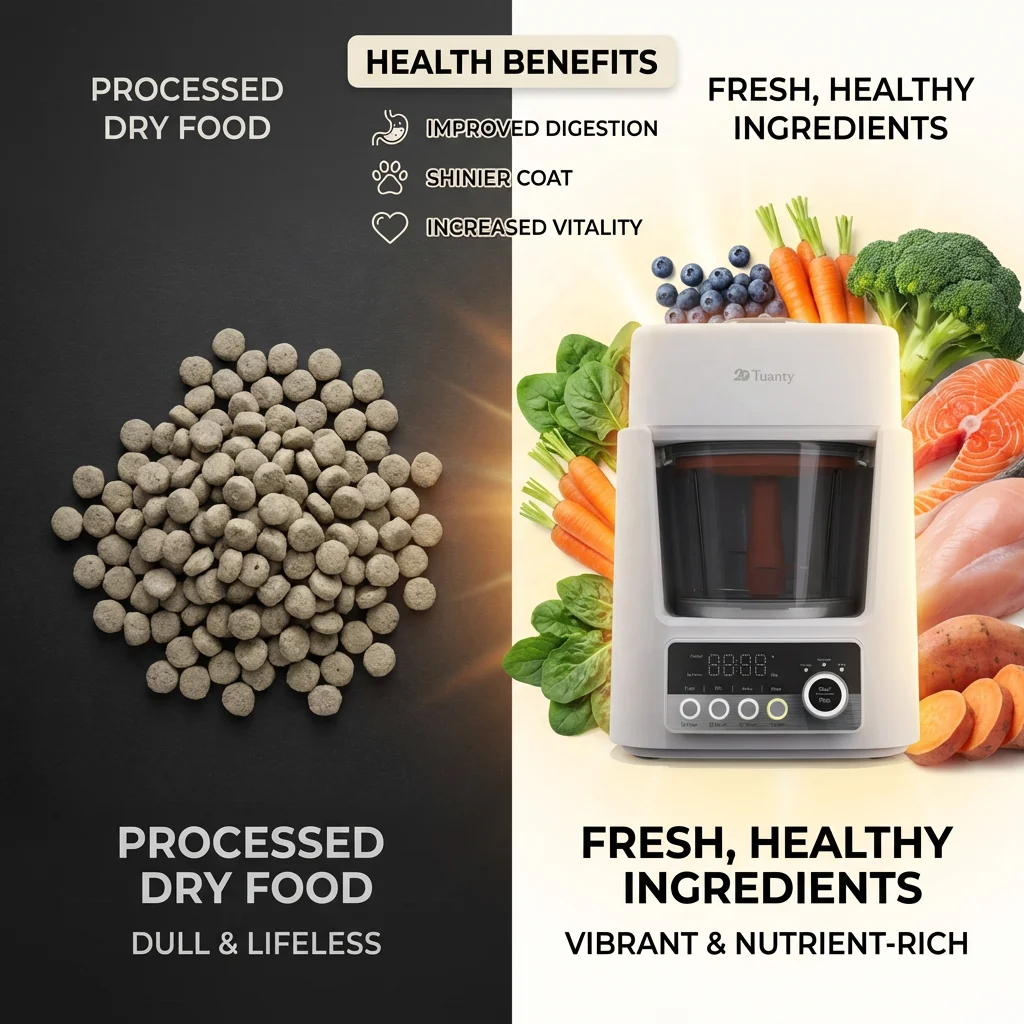 Environmentally Friendly Automatic Smart Pet Food Making Machine Fresh Healthy Pet Food Processor For Laboratory