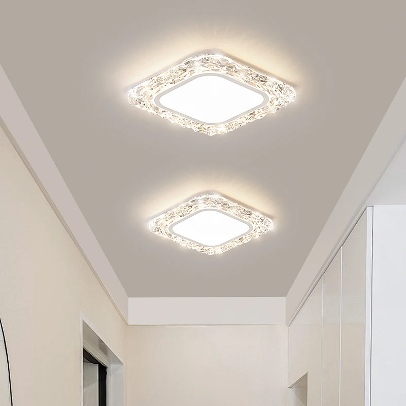 Modern Acrylic LED Round Home Ceiling Light Minimalist Fashion Atmosphere Bedroom Aisle Room Decoration Lamp Fixture