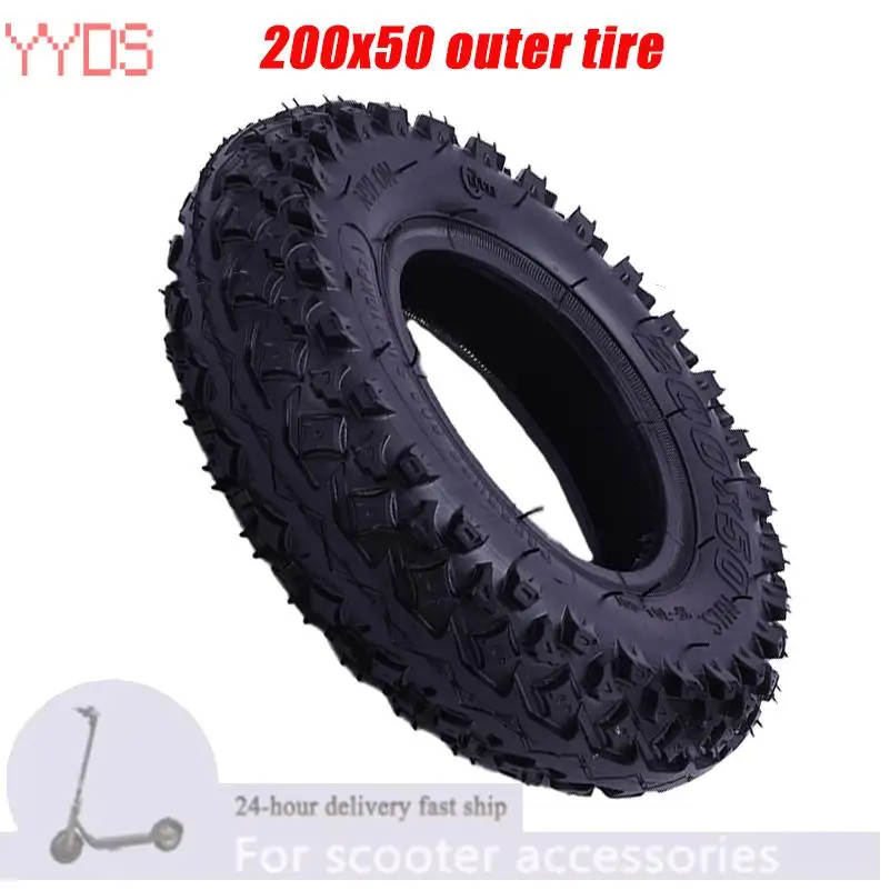 8 Inch 200x50 Off-road Tire Pneumatic Outer Tyre for Electric Scooter Kugoo S1 S2 S3 Razor E100 E150 E200 Speedway Mini 4 Pro