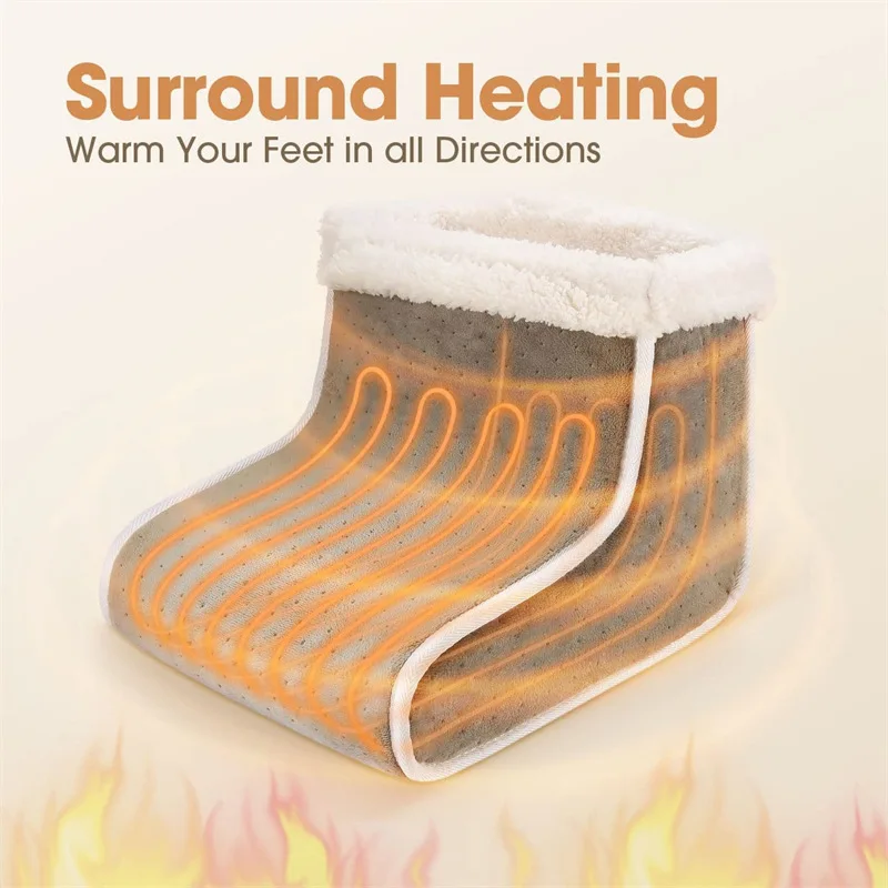 Plug-in Electric Foot Warmer, Energy Saving, Warm Slippers, Washable, Household, Outdoor Sleeping, Heating Pad, Winter