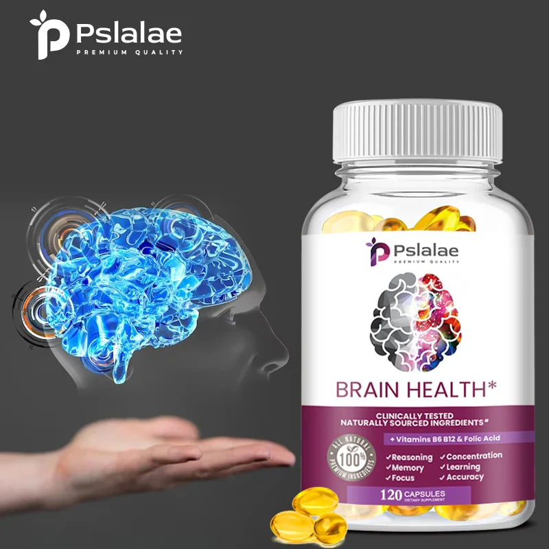 Brain Health Capsules - Enhance Memory and Concentration, Improve Mental Clarity