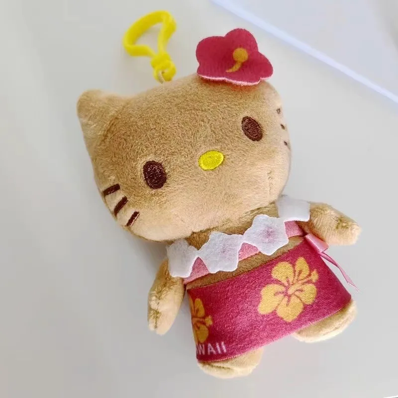 Lifebuoy Hello Kitty Anime Plush Toy Keychain Kawaii Mermaid Kitty Stuffed Toys Keyring Children Plushie Birthday Gifts