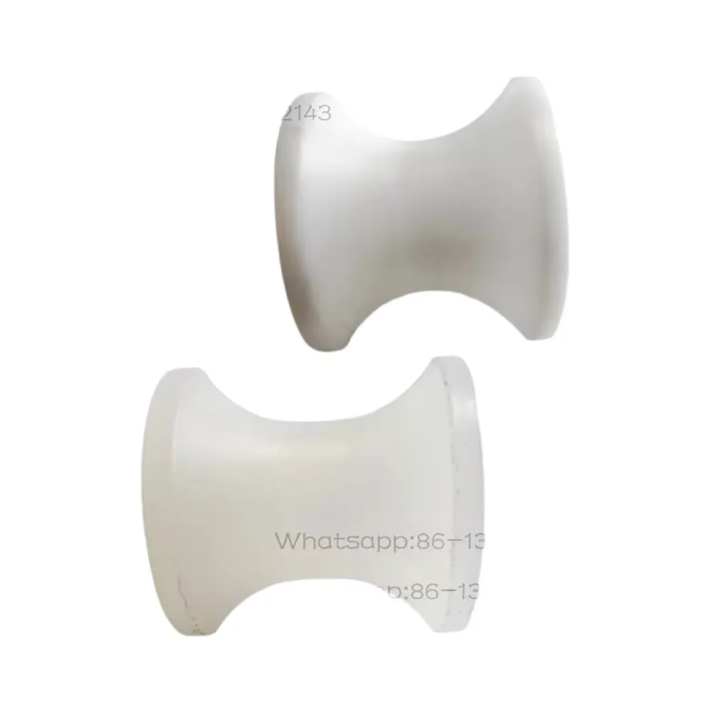 Nylon Black White Roller U-slot Pulley, Anchor Bracket Anchor Ship Accessories, Yacht Fishing Boat Speedboat