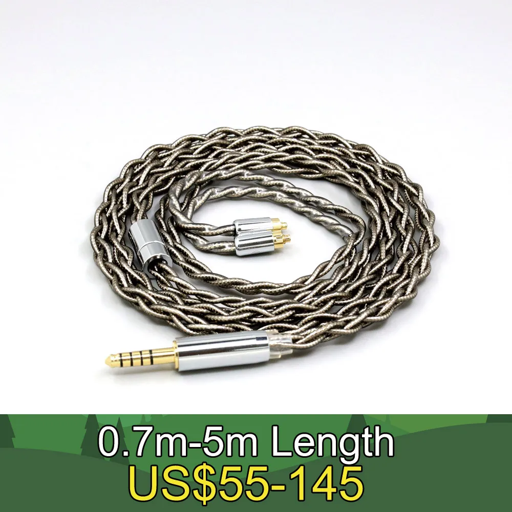 

99% Pure Silver Palladium + Graphene Gold Earphone Shielding Cable For Dunu dn-2002 LN008203