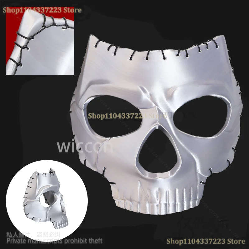 

Duty Warzone Mask Halloween Horror Role Call Of Duty Skeleton Game Call Cosplay Ghost 3D Polylactic Acid Silver Mask
