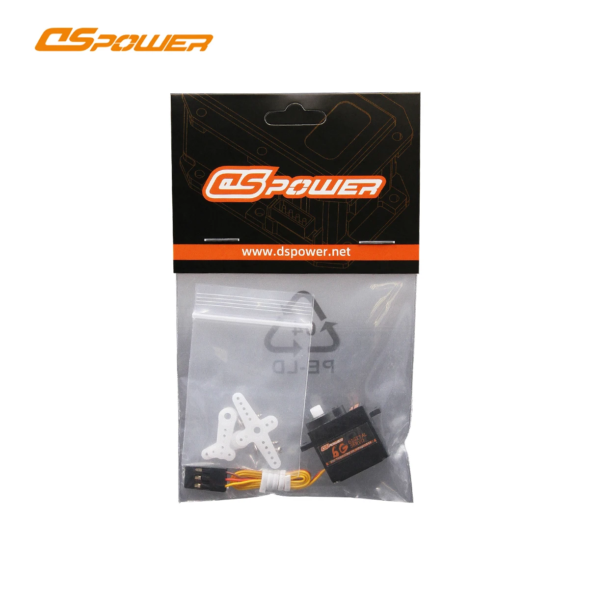 DSPOWER 2g 3.7g 4.3g 5g 6g 8g Mini Digital Servo Motor for F949S K110S Indoor Flight Airplane Helicopter RC Micro Boat Car Robot