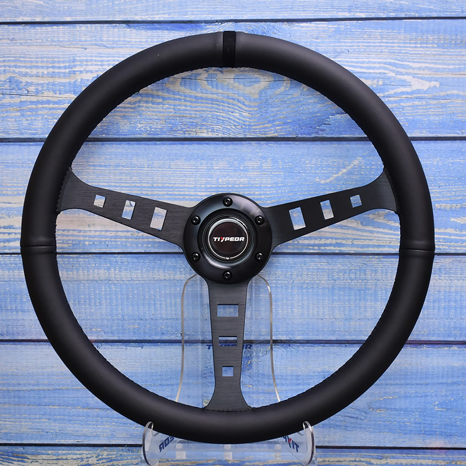 

9-компонентный черный модифицированный автомобильный руль диаметром 350 мм 14-дюймовый гоночный спортивный руль