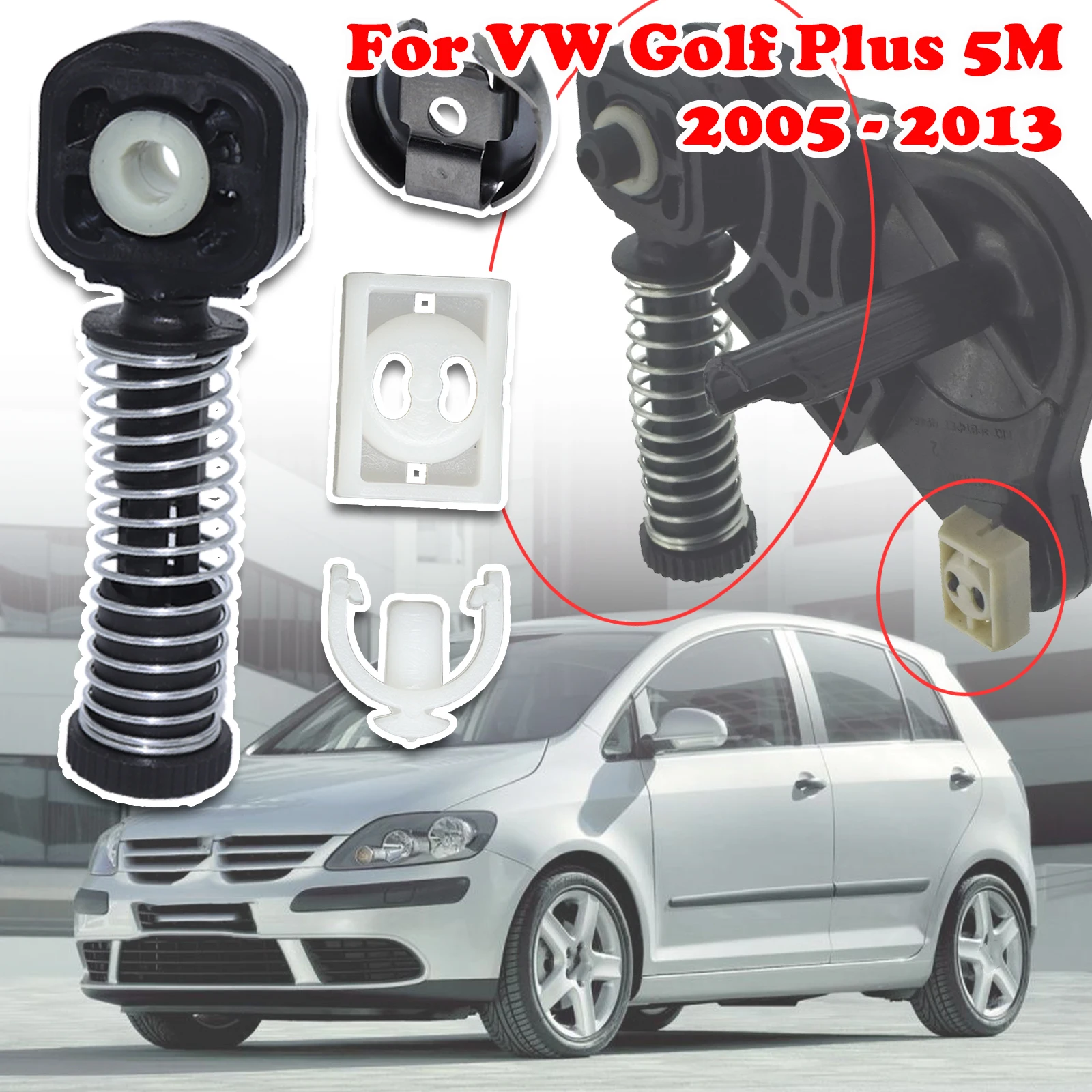 For VW Golf Plus 5M New upgrade Car Gear Selector Linkage Shift Lever Cable Connector Kit Gearbox Lock Connector 2005 2006- 2013