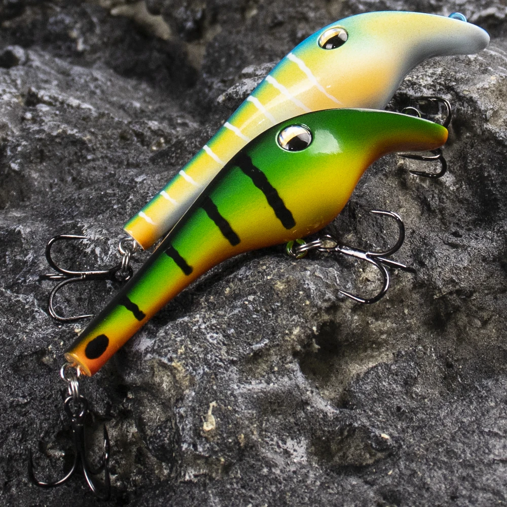 Chan's Huang 9CM Mini Sinking Jerkbait Angelköder Wobbler Schwimmender kleiner künstlicher harter Babyköder Hecht Moschus Killer Tackle – Detail 9