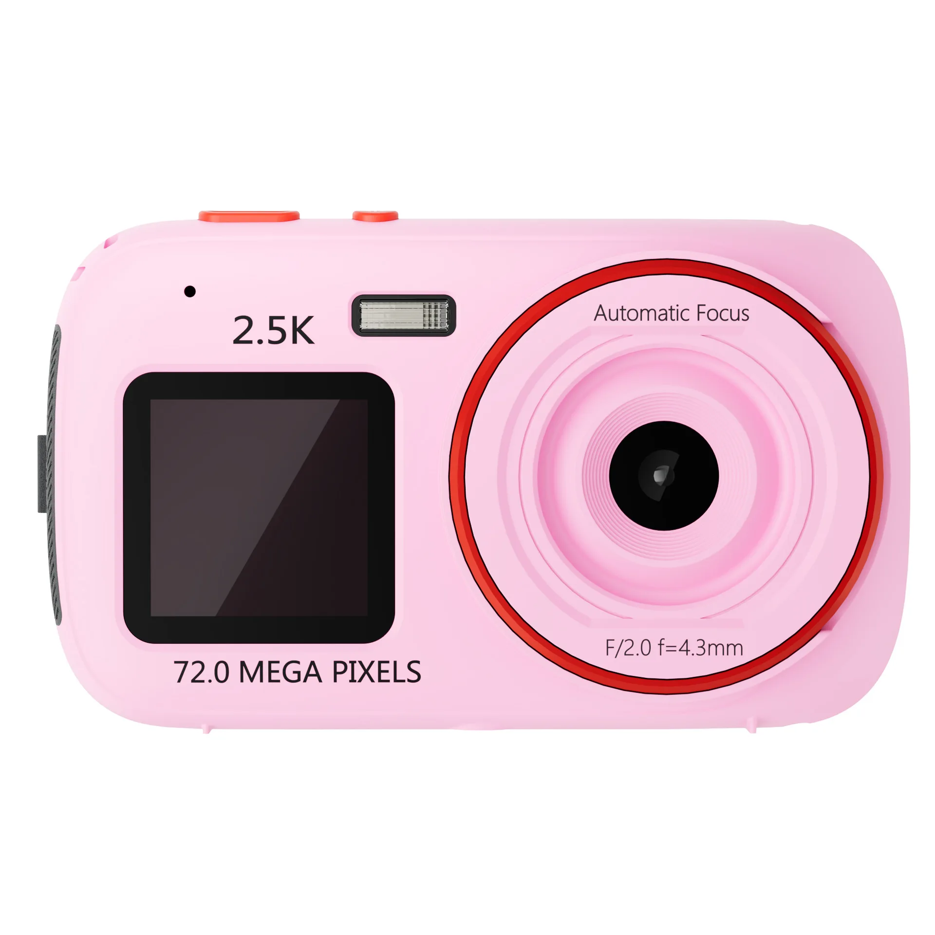 

STLF 72MP Dual Screen Digital Auto Focus Portable Mini Card Built-in MP3 Player for Travel Home Use