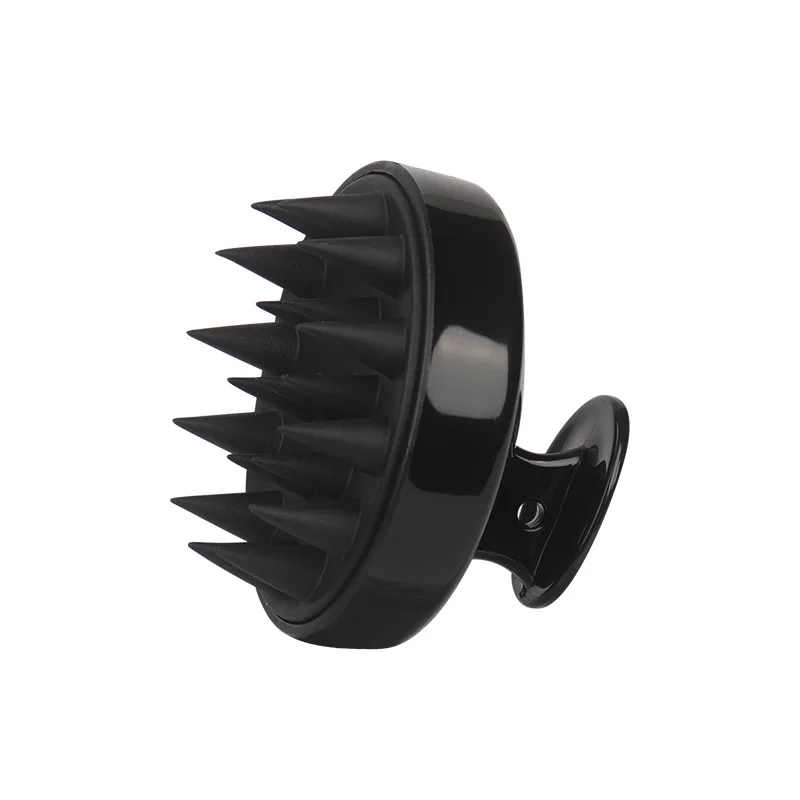 Silicone Bath Brush Hair Shampoo Brush Head Scalp Massage Silicone Hair Scalp Scrubber Shampoo Brush Manual Pet Hair Scratcher