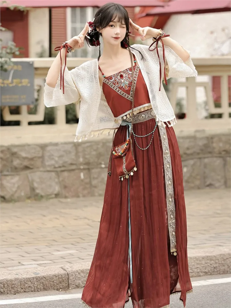 

Elegant and fashionable exotic Hanfu for women with a traditional Chinese style