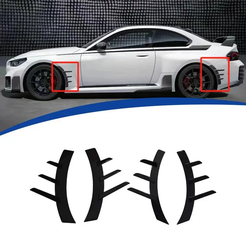 

Fender Wheel Eyebrow ABS Black Suitable For BMW 2023-2024 M2 Wheel Eyebrow G87 Stick-on Wheel Eyebrow
