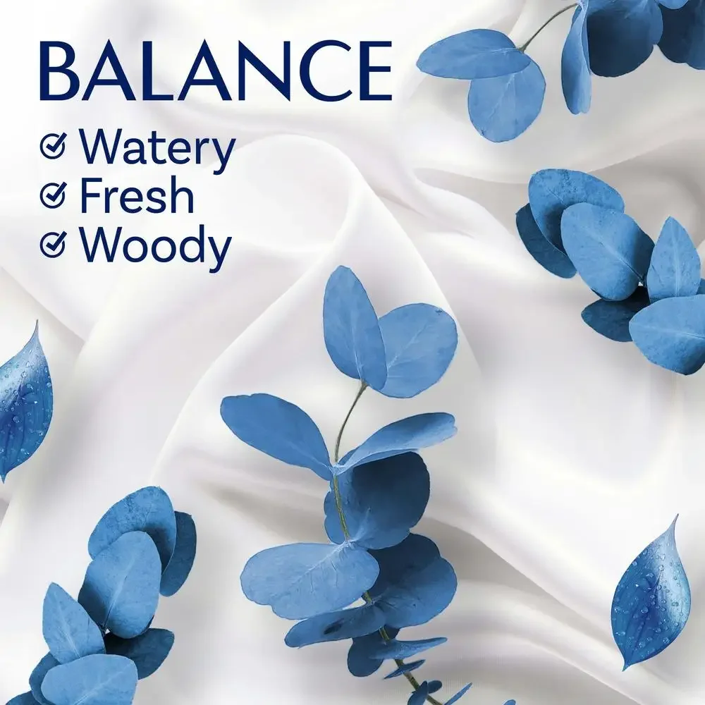 Laundry Scent Booster Beads Downy Infusions Balance Crisp Rain & Blue Eucalyptus 24oz 6X Freshness Odor Protection Concentrated