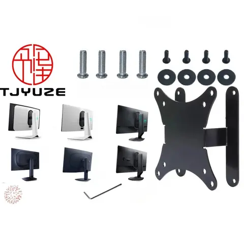 Nuovo adattatore VESA per DELL Alienware AW3425DW AW2724DM AW3225QF AW3423DWF con staffa di montaggio per monitor VESA 75x75 e 100x100