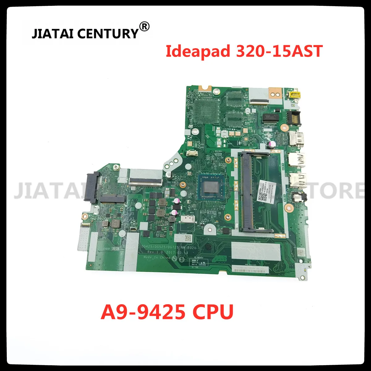 For Lenovo 330-14AST laptop motherboard 5B20R33827 motherboard  NM-B321 with A9-9425 CPU 100% test ok