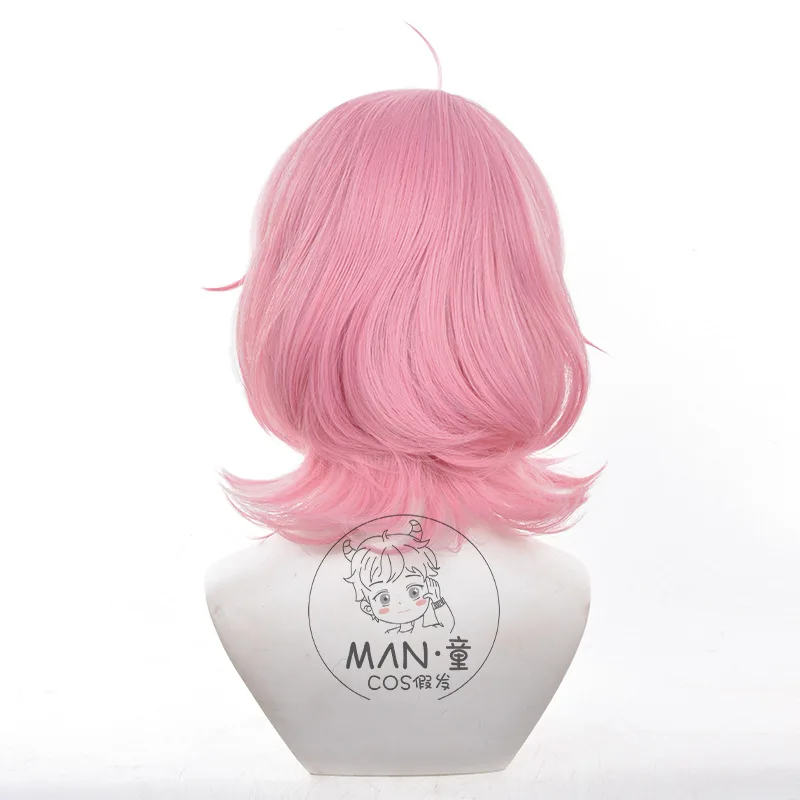 Anime Dandadan Cosplay Aira Shiratori Pruik Kort 35 cm Hittebestendig Synthetisch Haar Halloween Kostuum Rollenspel Party Pruiken