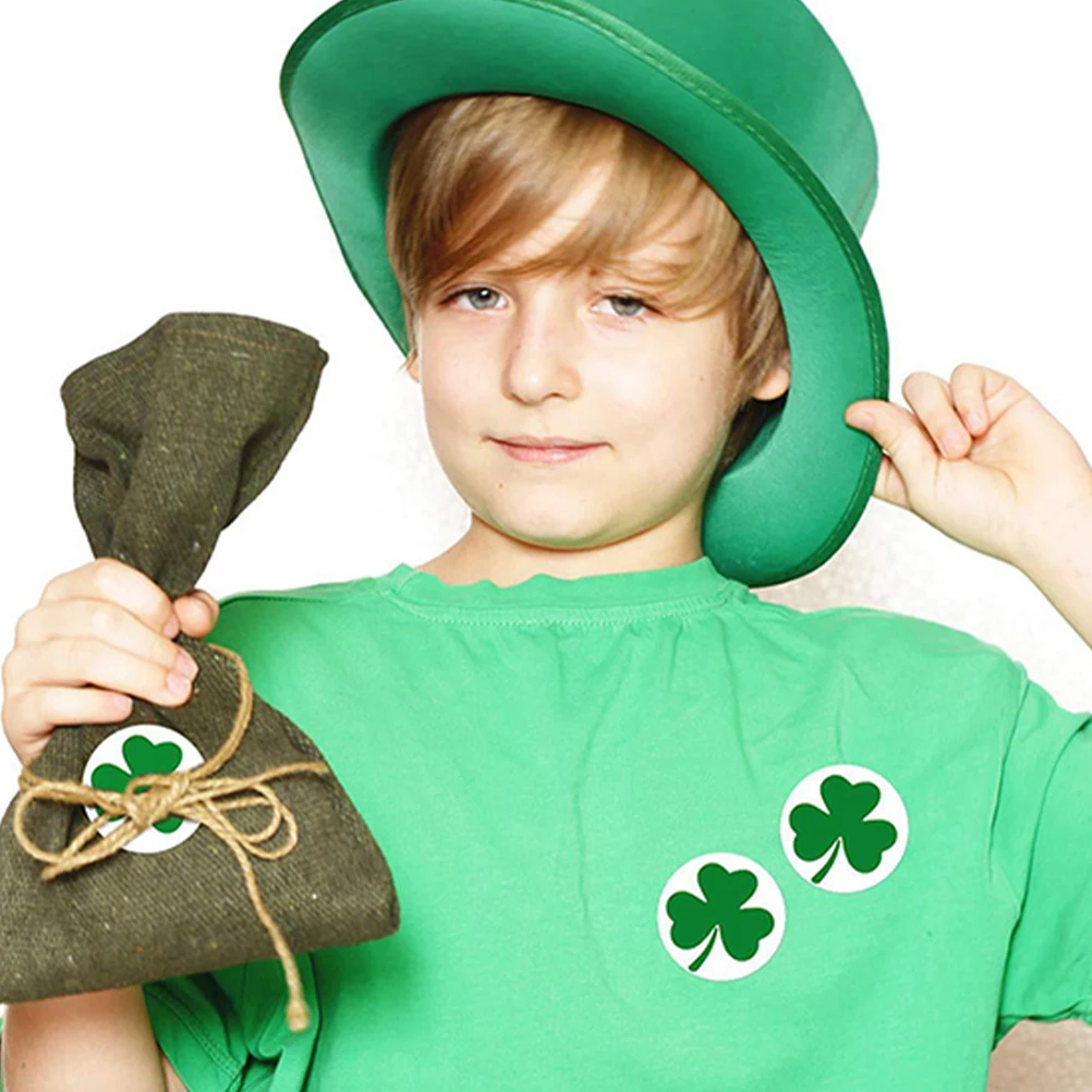 

2 Rolls St. Patrick'S Day Sealing Stickers Gift Packing Labels For Packaging Scrapbook Baking Use Premium Quality Easy