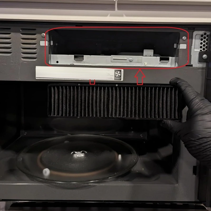WB06X10807 Sostituzione del filtro al carbone per microonde per GE JVM7195SK6SS, JVM7195EK5ES, JNM7196SK6SS, PVM9005SJ8SS