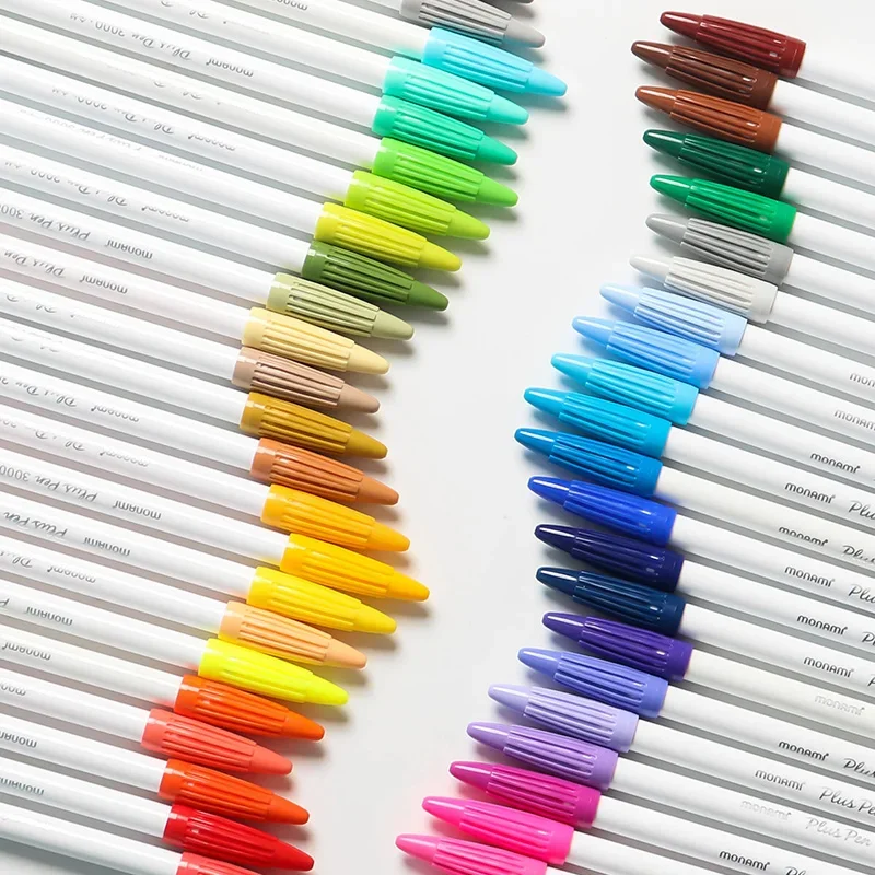 مونامي 60 لون الألياف المائية هلام القلم بمناسبة النقاط الرئيسية المياه القائمة على قلم حبر جاف القرطاسية الملونة مكتب اللوازم المدرسية
