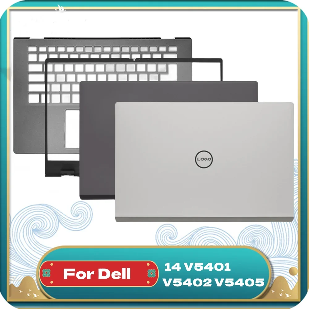 NEW For DELL 14 V5401 V5402 V5405 Laptop LCD Back Cover Top Cover Front Bezel Bottom Base Case Housing Hinges