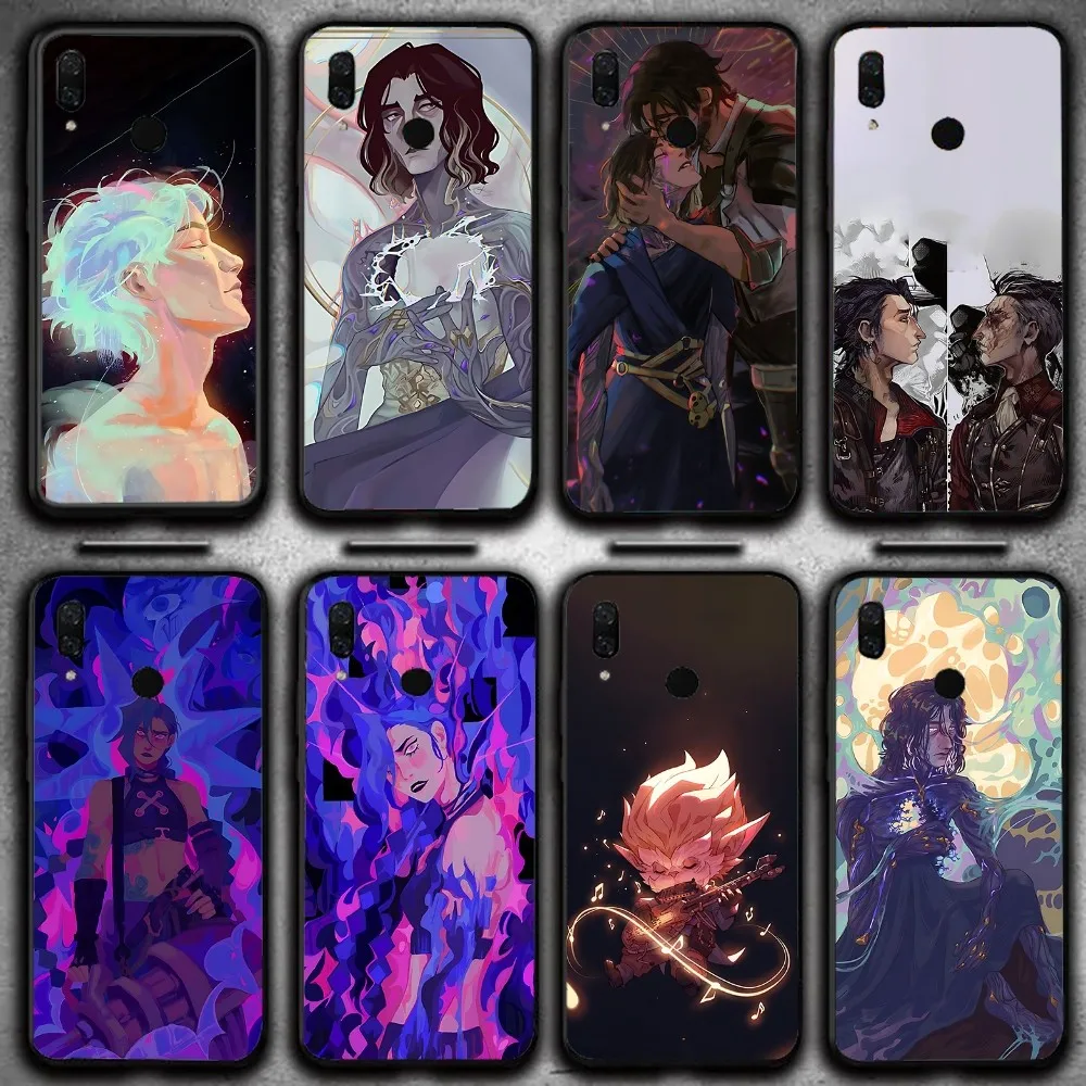 Coole Arcane V-Viktor Handyhülle für Xiaomi 11 Redmi Note 11 5G 8T 9A 9 10T Note8Pro Note 9 12SUltra Schwarze Hülle