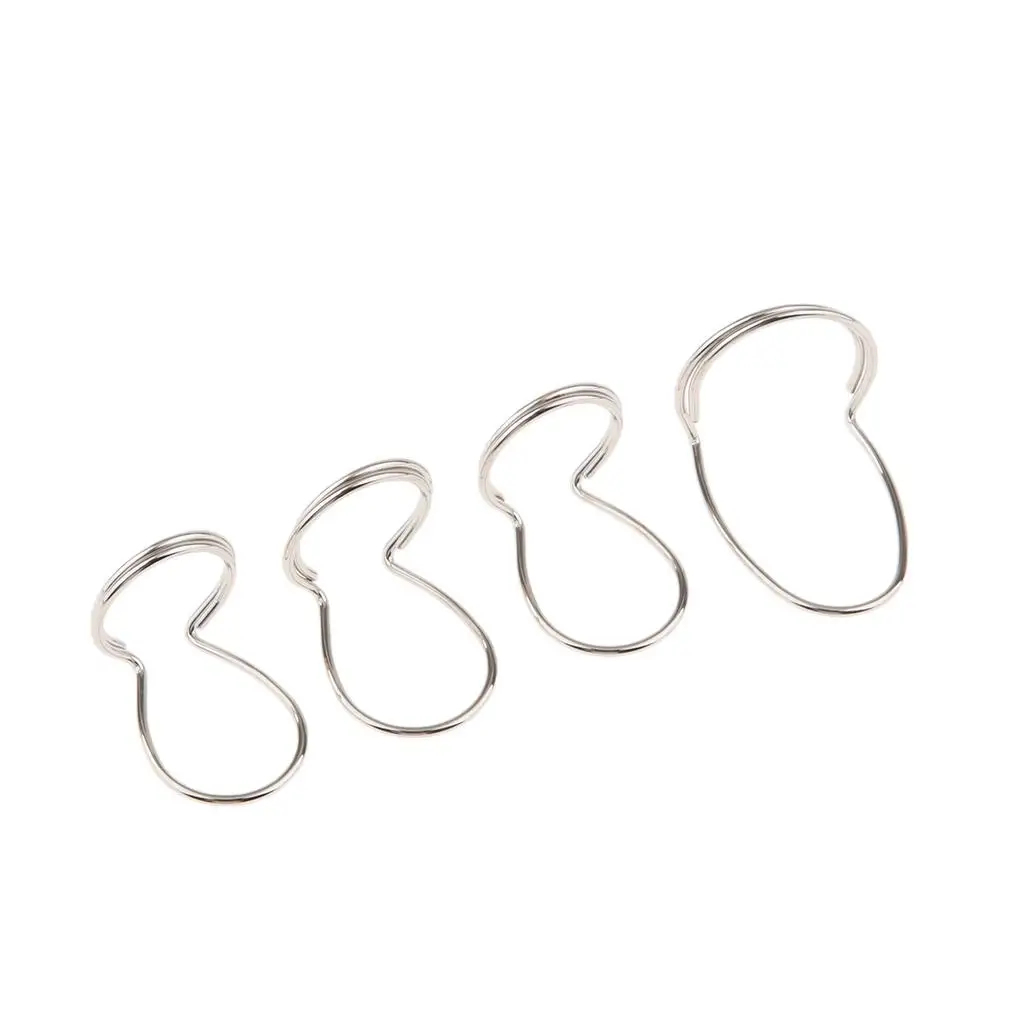 يختار أصابع الجيتار 3 أصابع + 1 مجموعة اختيار الإبهام لباس الجيتار باللون الفضي