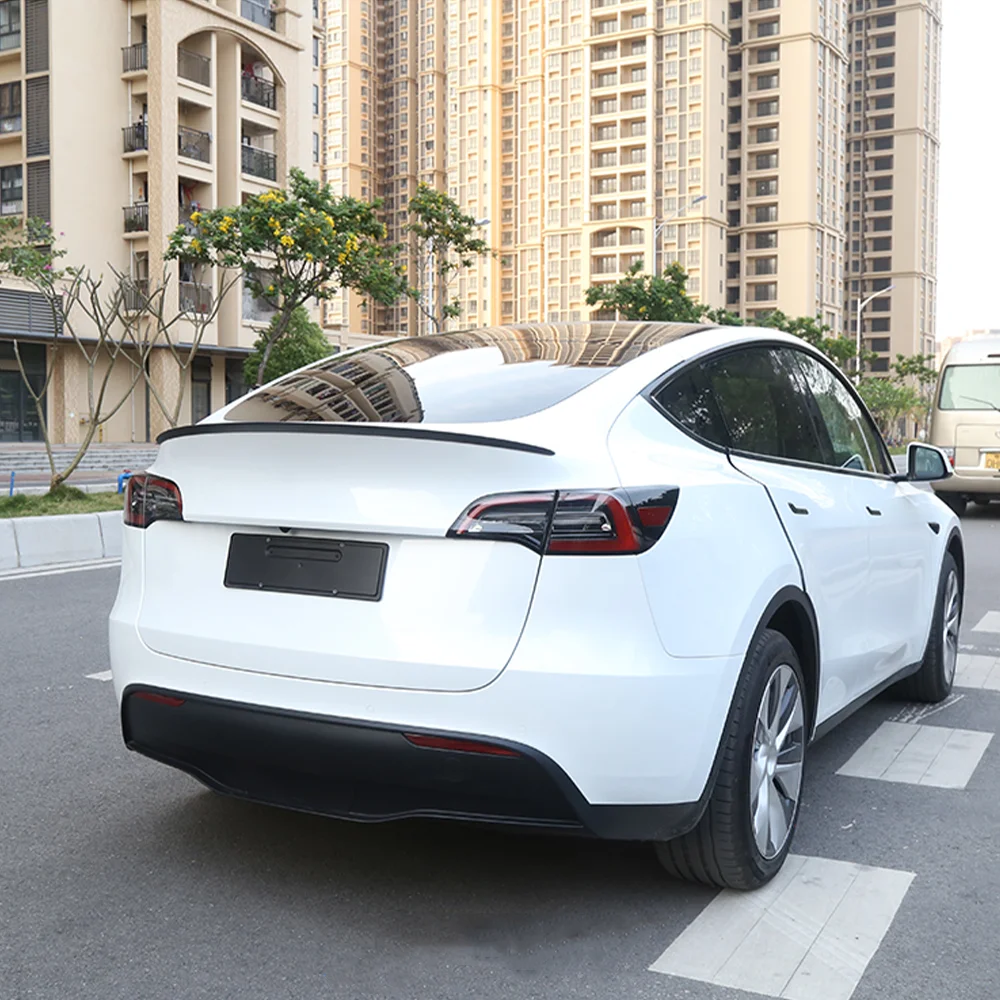 Untuk Tesla Model Y 2016 2017 2018 2019 2020 2021 2022 2023 tutup bagasi belakang mobil Spoiler Wings Tuning Aksesoris Eksterior